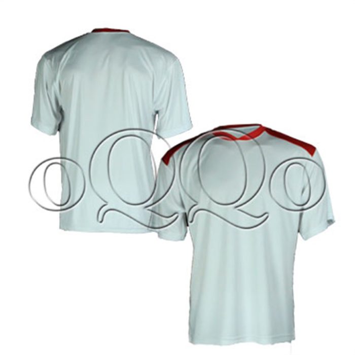Klasik Spor Forma Beyaz Kırmızı KFF003