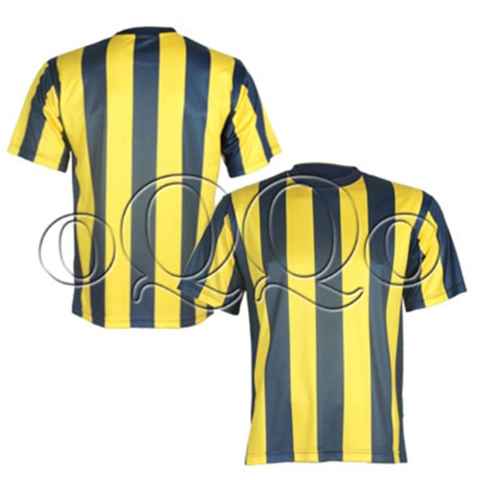 Çubuklu Forma Sarı Lacivert (6cm)